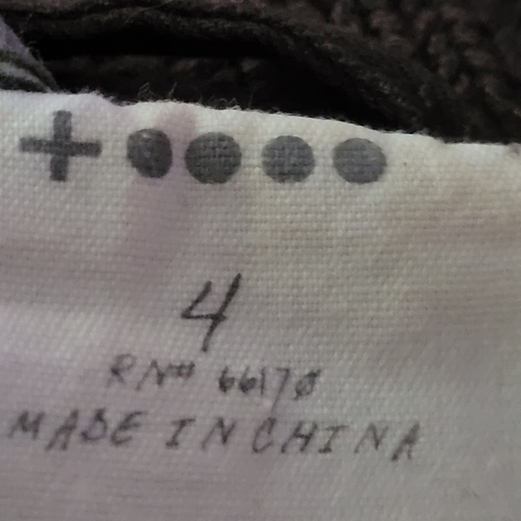 Anthropologie Plus 4 Cropped Belted Jacket Brown Size 4 - Picture 12 of 13